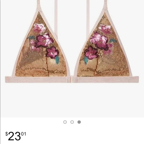 victoria’s secret pink sequins triangle bralette - Picture 7 of 8